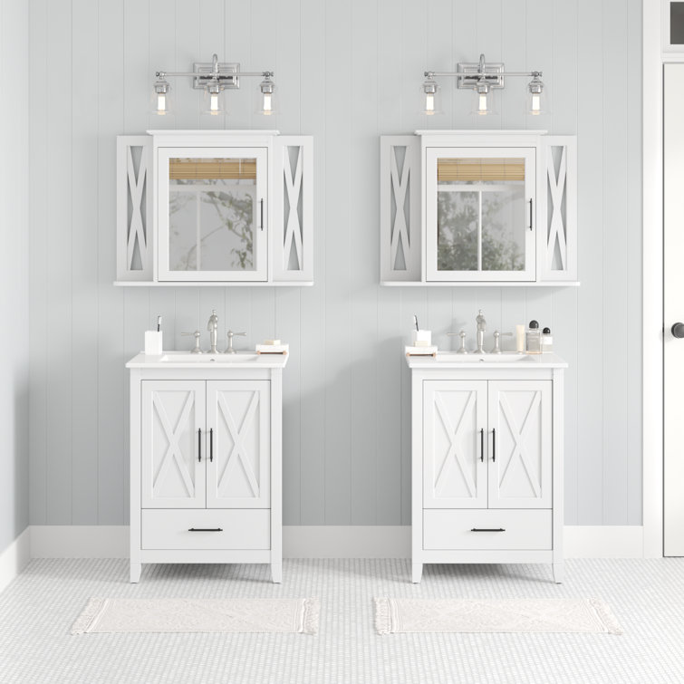 Sand Stable Veda Double Bathroom Vanity with Manufactured Wood